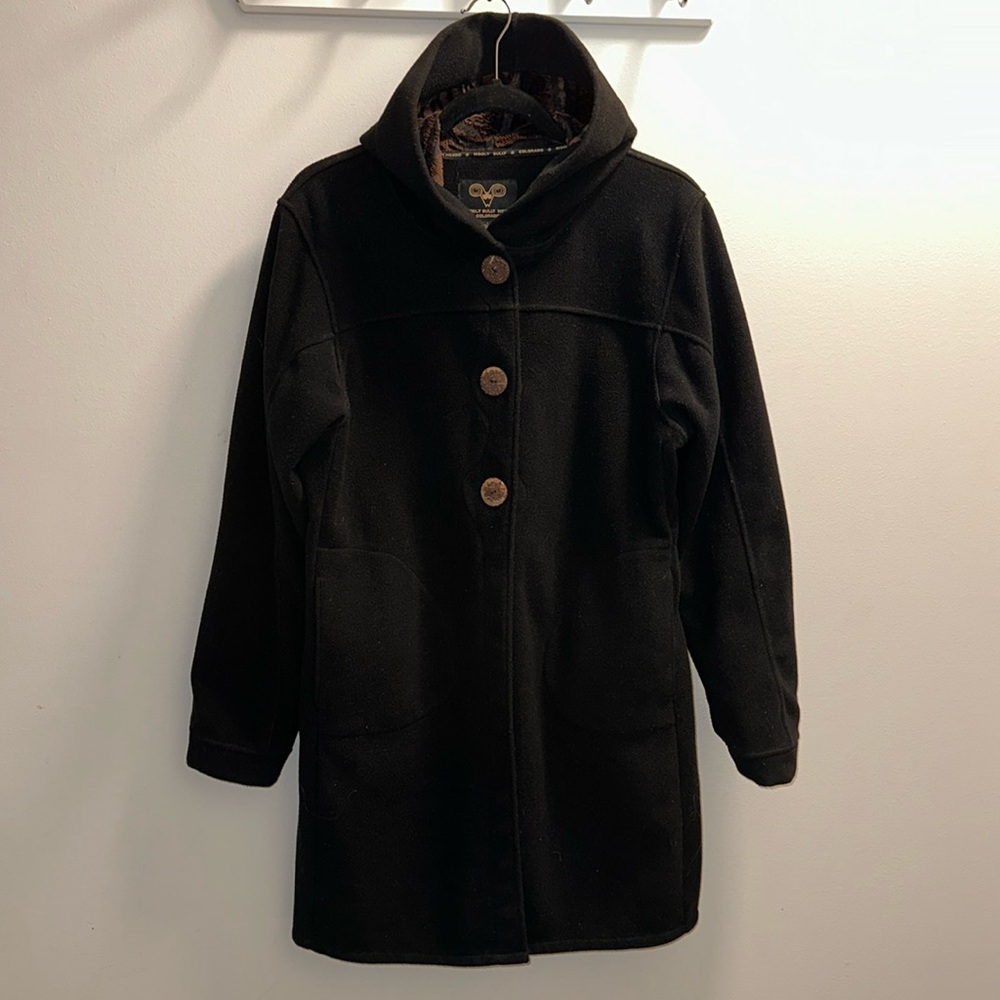 WOOLY BULLY WEAR COLORADO RESORT WRAP COOL WEATHER COAT SIZE L